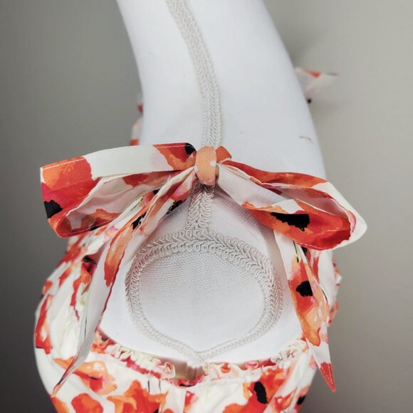 Matilda Jane Summer Siesta Red Poppy Maxi Ruffle Floral Dress Size S #3257 - Picture 6 of 7